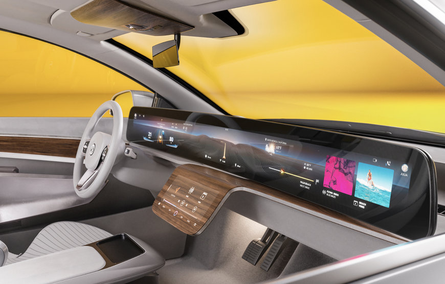 CONTINENTAL SHOWCASES CURVED DISPLAY WITH INVISIBLE CONTROL PANEL AND INNOVATION FOR DRIVER IDENTIFICATION